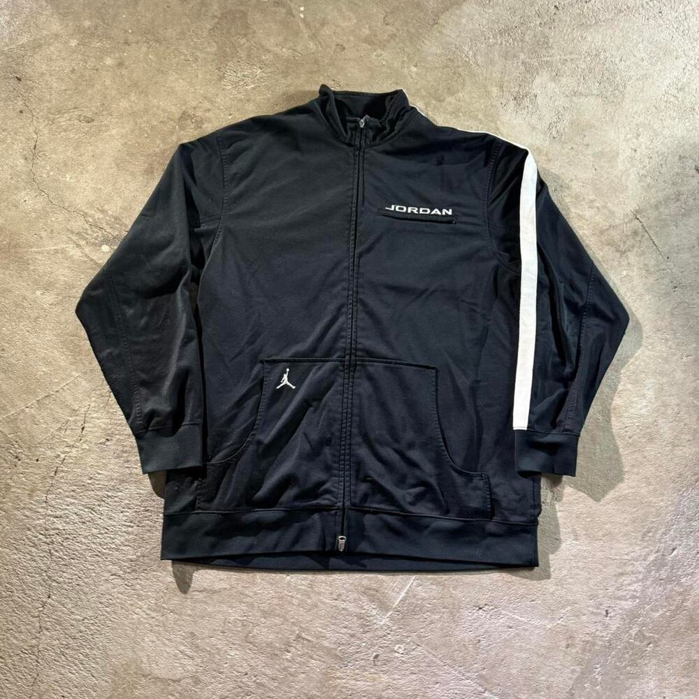 Y2K Black Jordan Track Jacket